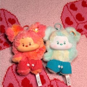 Mickey Head in the Clouds Miniso Disney Plush Keychains/Bag Charms